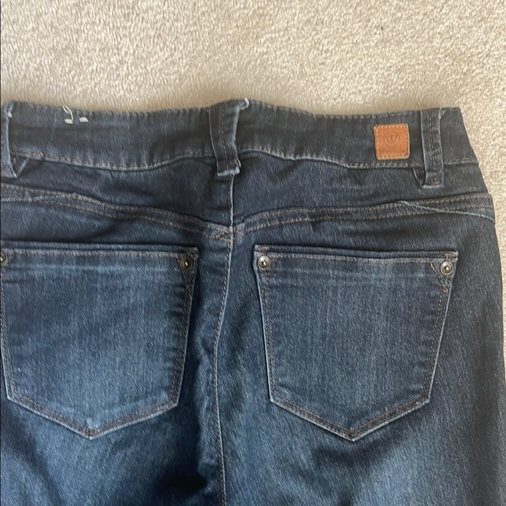 Wit & Wisdom Skinny Jeans Modern Fit Dark Blue Sz 0P - Picture 5 of 11